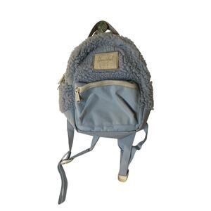 HERSCHEL SUPPLY Nordstrom Pop-In Baby Blue Sherpa Mini Backpack